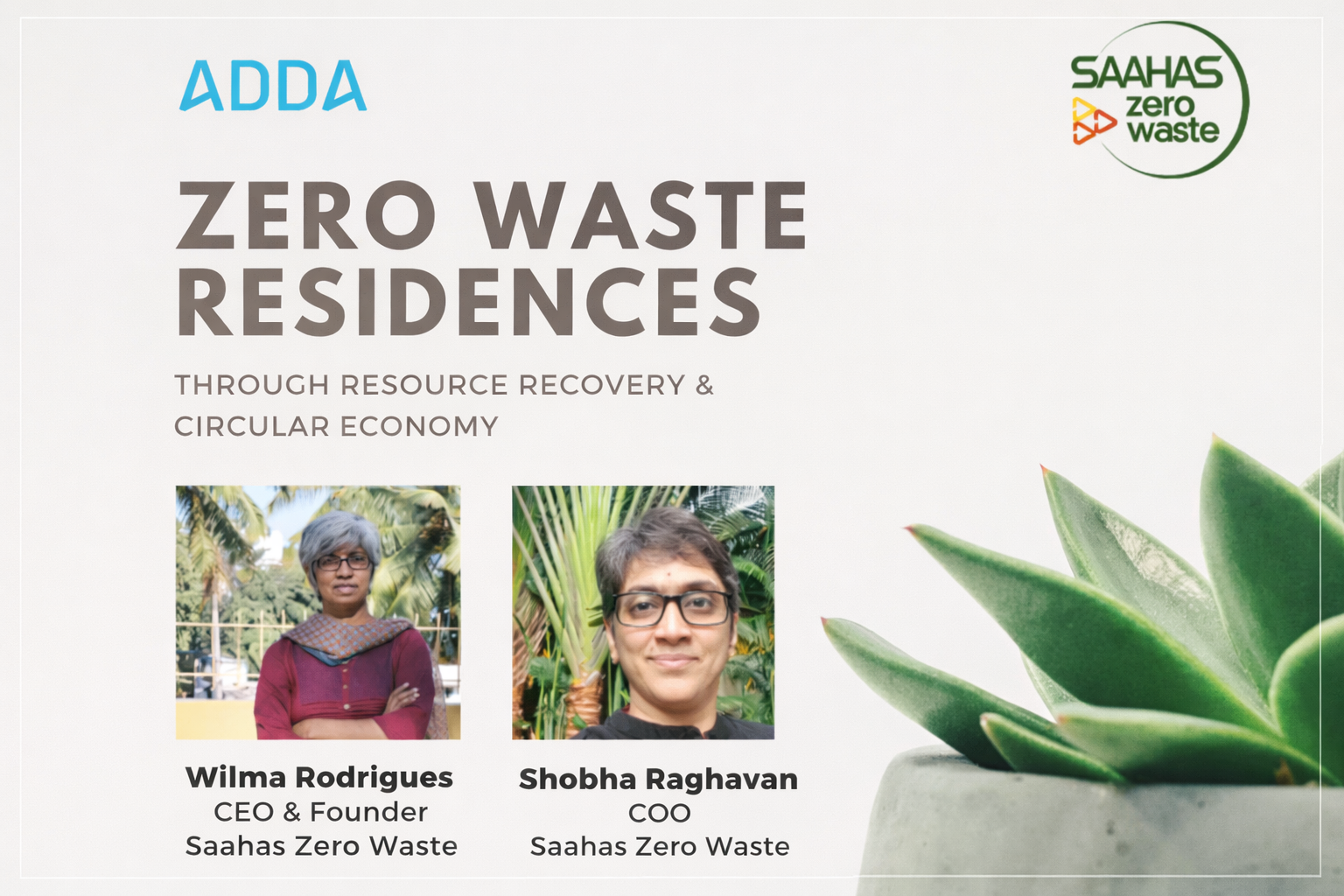Zero Waste Residences Through Resource Recovery & Circular Economy